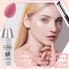 XMXueMei foundation brush showcases smooth application for a flawless base.