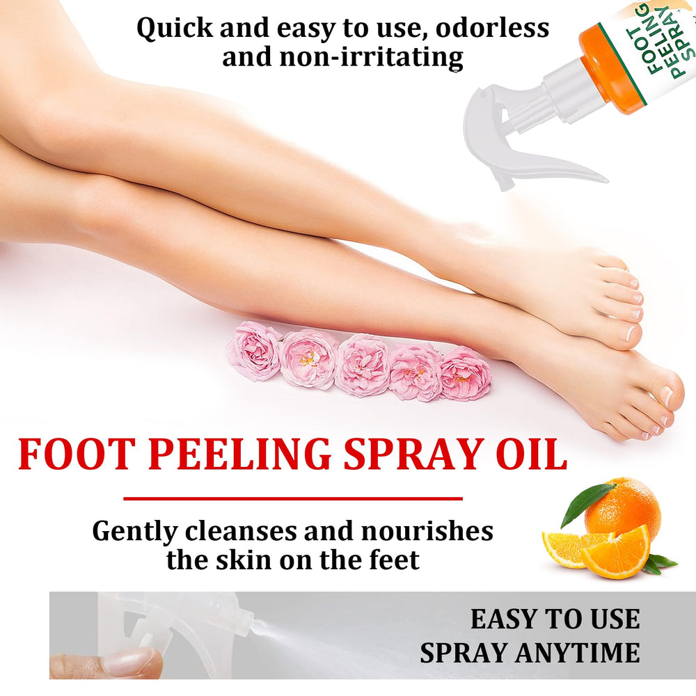XMXueMei Orange oil texture closeup highlighting nourishing foot care