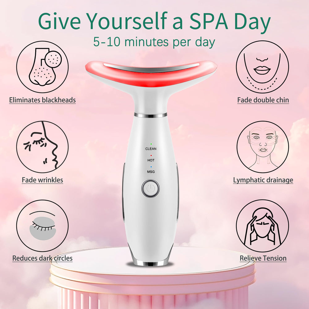 XMXW 7-in-1 modes target face and neck for customized massage
