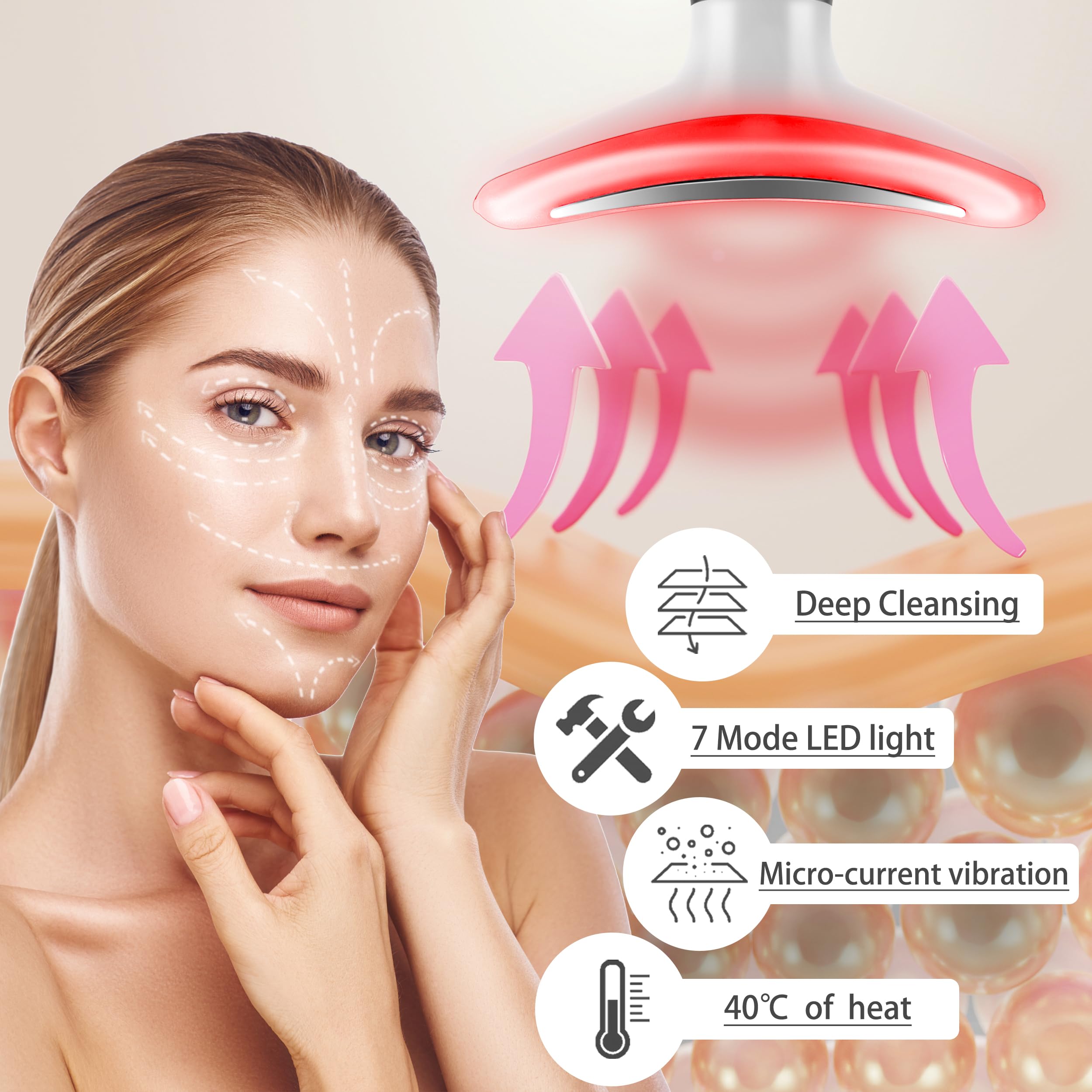 XMXW massager heating function offers gentle warmth to aid product absorption