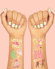 xo Fetti cowgirl tattoos cactus motif sparks western vibe at events