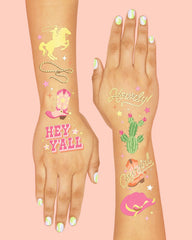 xo Fetti cowgirl tattoos lasso motif perfect for gift bags