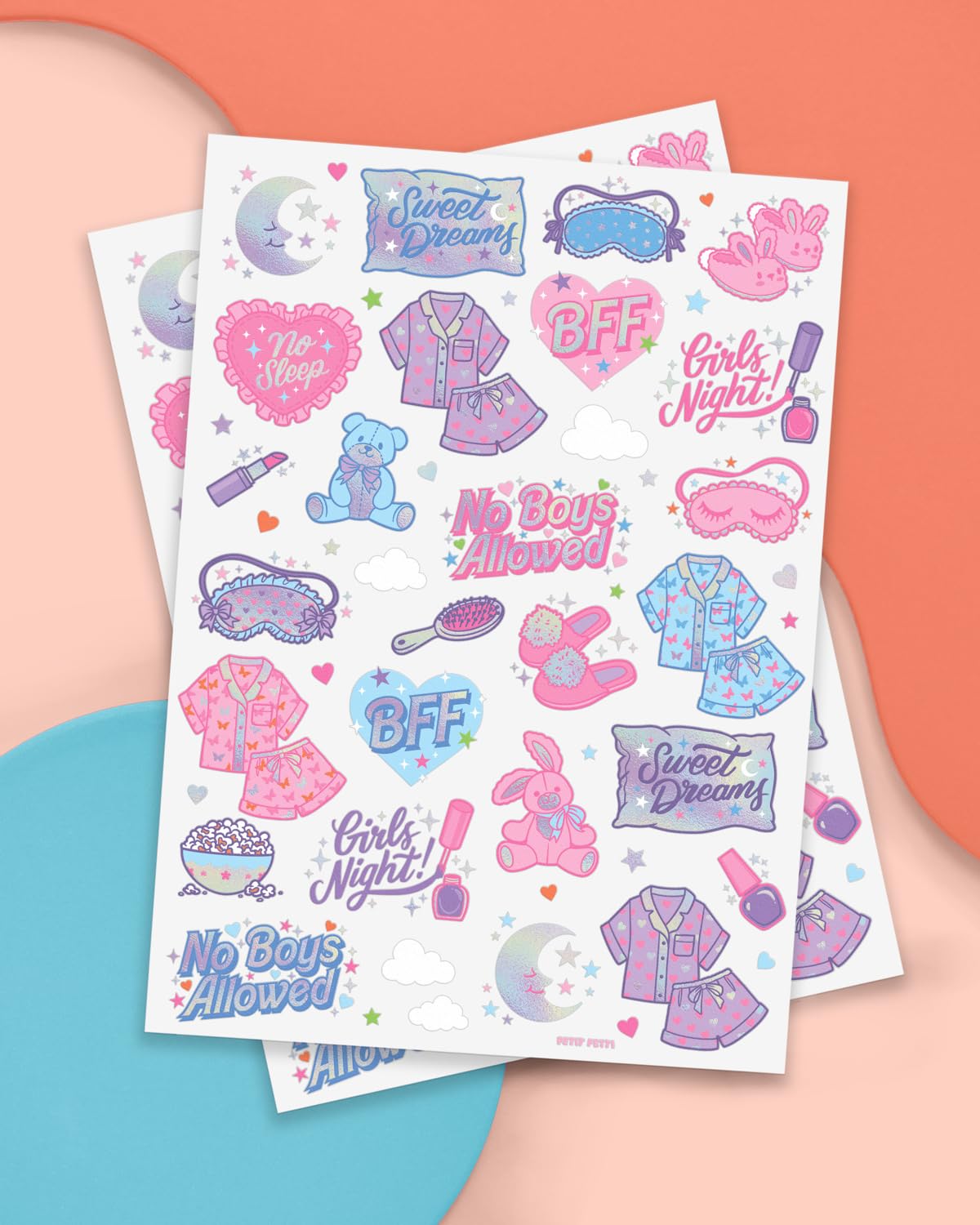 xo, Fetti popcorn design tattoo for fun movie night party favors.