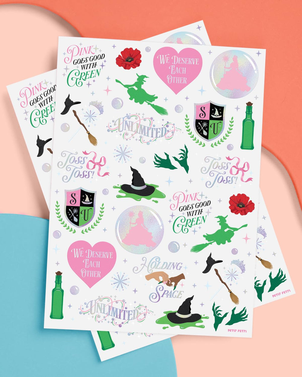 xo, Fetti witch hat tattoos design adds magical vibes to kids' birthdays and events.