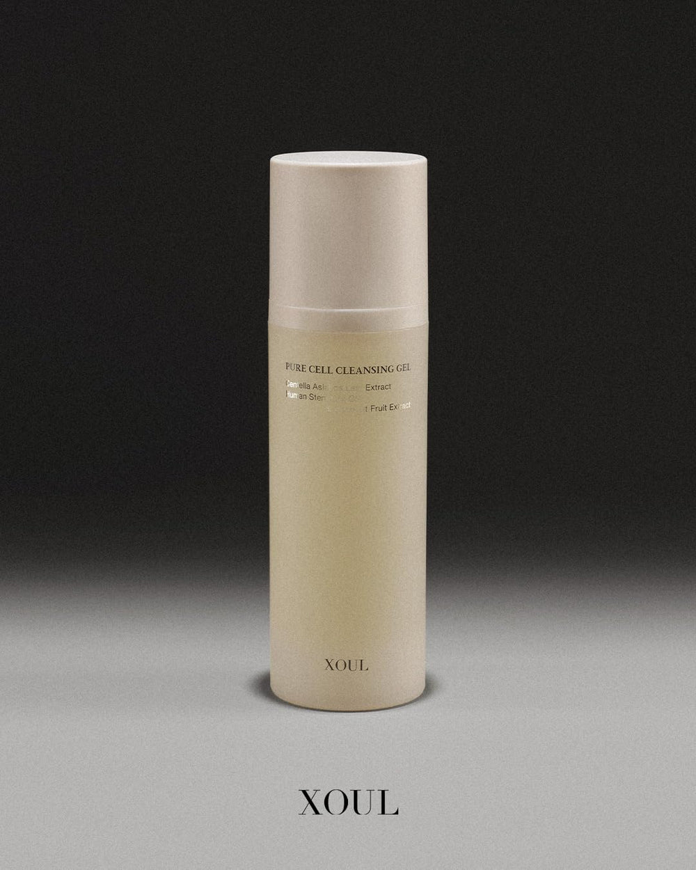 Gift-ready XOUL Pure Cell Cleansing Gel box and bottle setup.