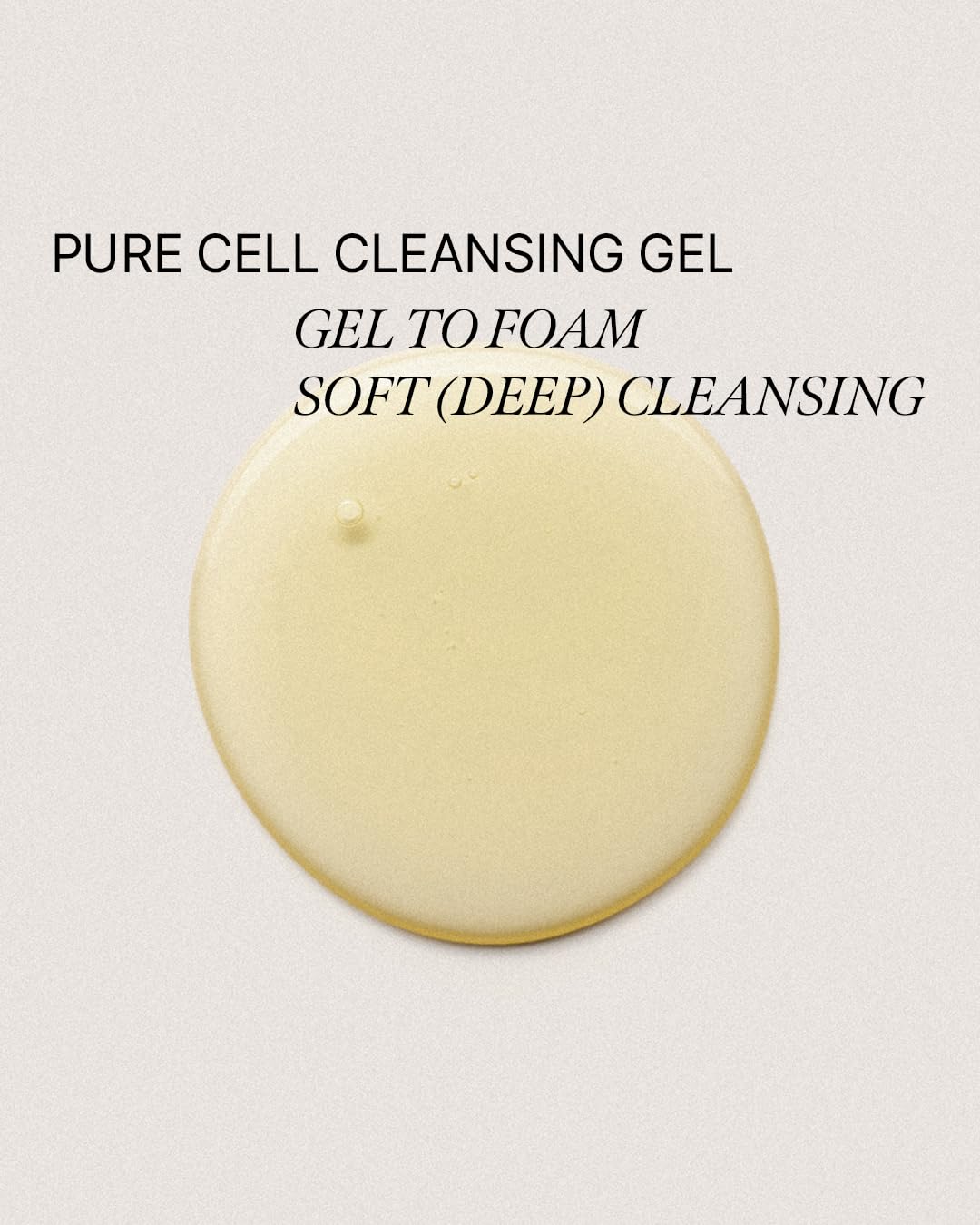 Morning routine with XOUL cleanser delivering a fresh, clean glow.
