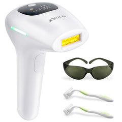 XSOUL IPL device front view for at-home use, compact and comfortable.