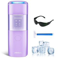 Xsoul Laser Hair Removal with sapphire ice cooling for painless sessions.