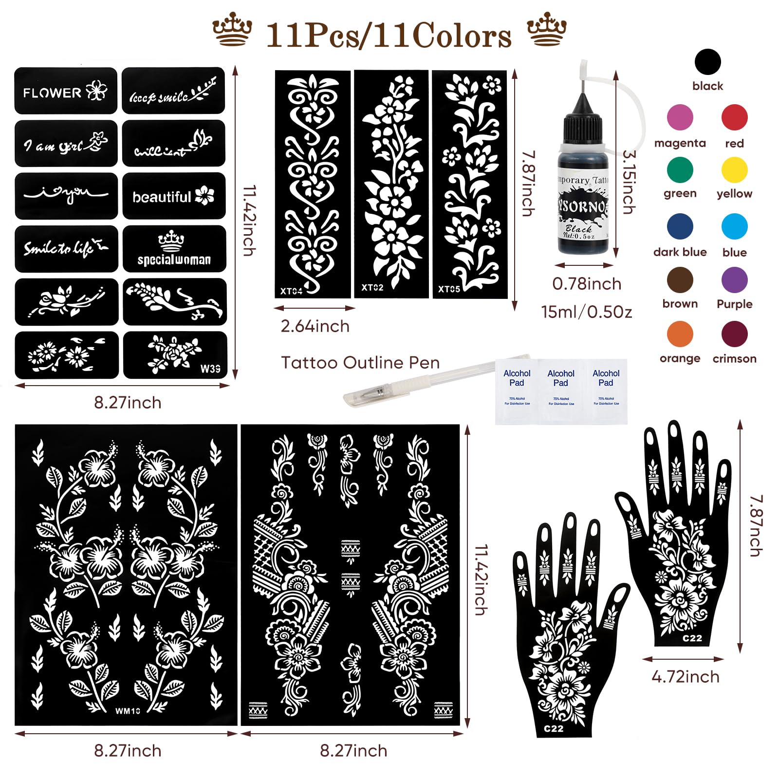 XsXiXi outline pen for precise drawing with the ink set.