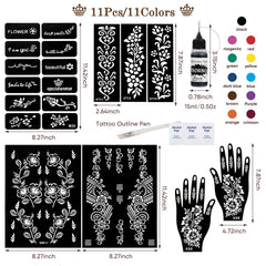 XsXiXi outline pen for precise drawing with the ink set.