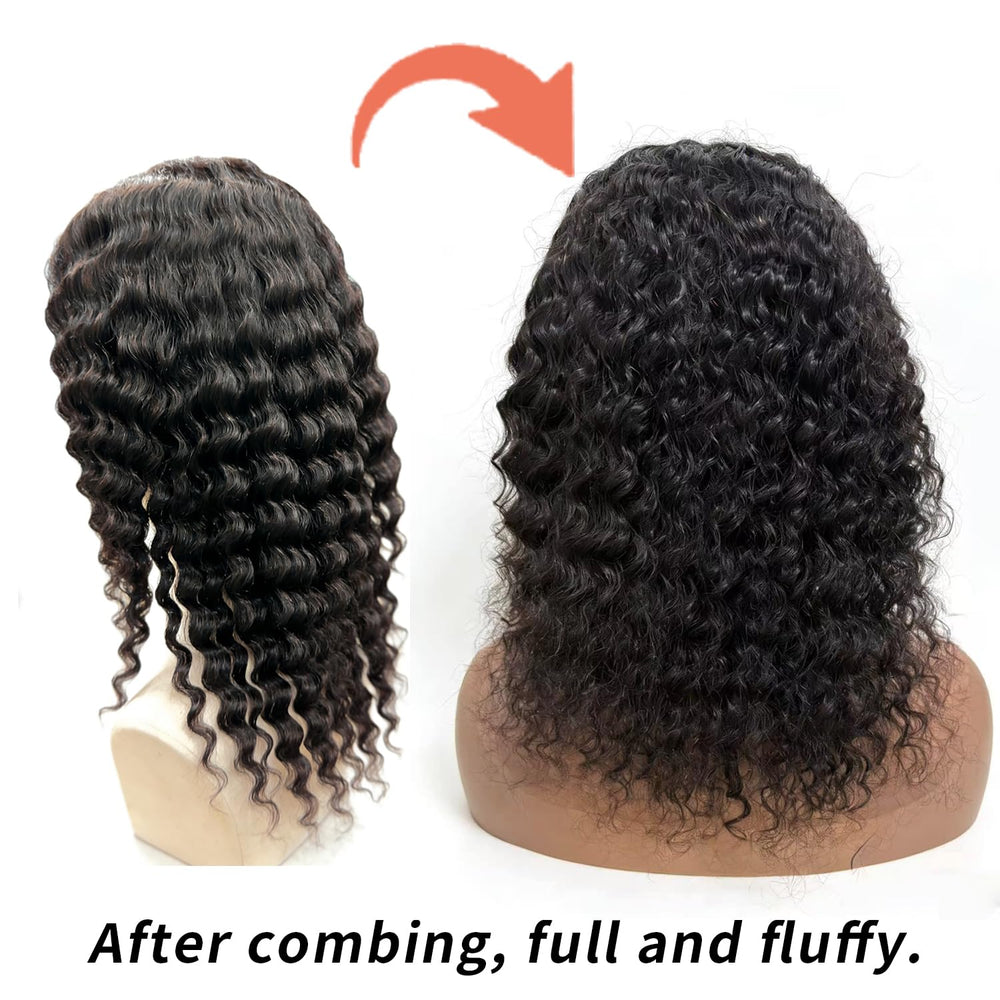XSY Headband Wig Brazilian Virgin Hair offers natural-looking waves.