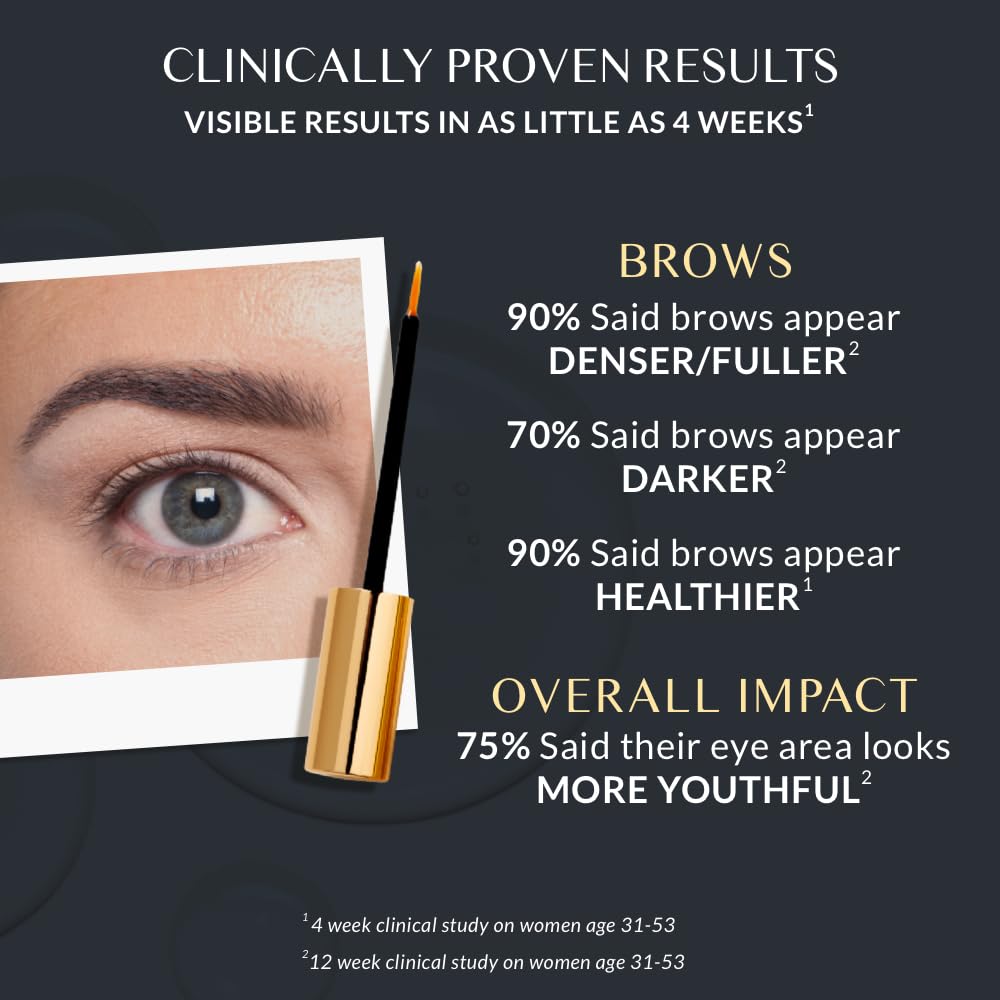 Xtreme Lashes Amplifeye bottle with daily routine imagery for thicker-looking lashes