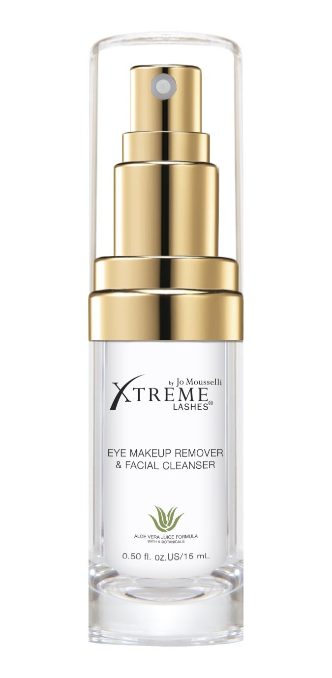 Xtreme Lashes eye makeup remover facial cleanser 15ml gently cleanses lashes and brows