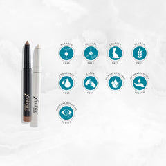Xtreme Lashes GlideShadow wear photo emphasizes color intensity and all-day definition