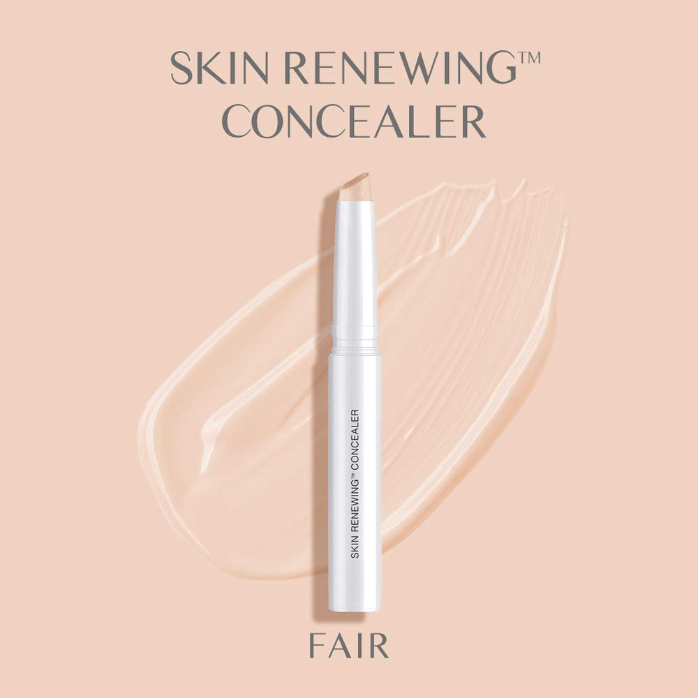 Xtreme Lashes Skin Renewing Cream Concealer water-resistant formula stays in place.