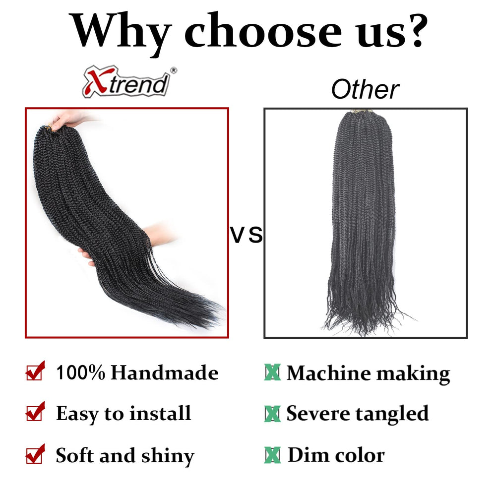 XTREND easy install pre-looped process demonstrates quick styling.