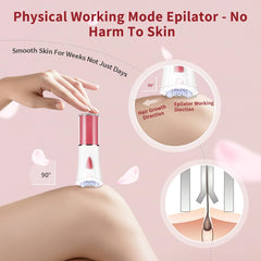 Xubioooo precision tweezers epilator captures tiny hairs for smooth skin
