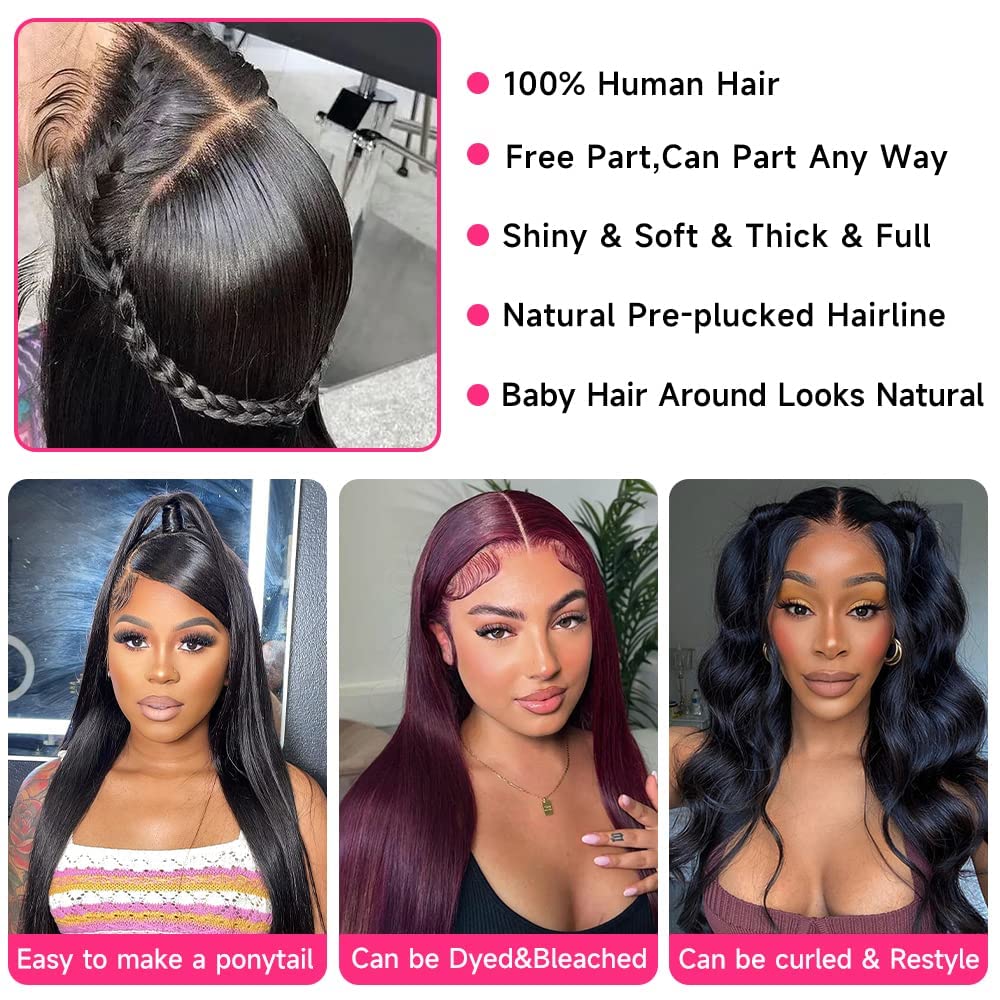 XUBULO 200-density straight wig for a full look without heaviness.
