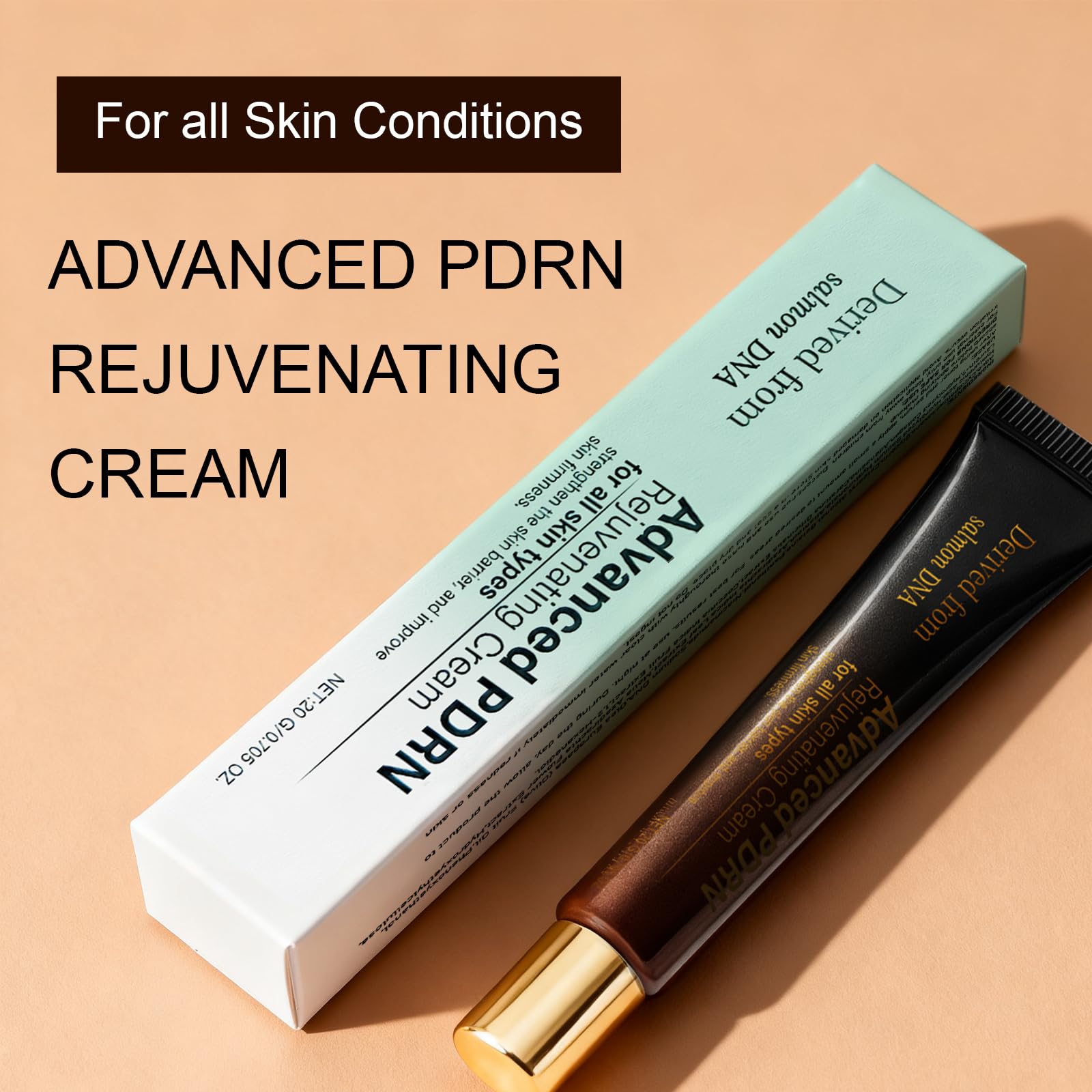 XUHUIT ingredients label shows 1,200ppm PDRN and 2% niacinamide