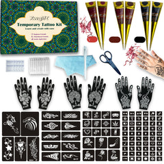 XWGLFT stencil sheets for quick, vibrant temporary tattoos