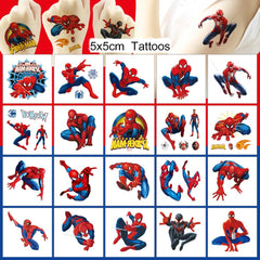XXMML Spiderman tattoo designs preview for fun party activities
