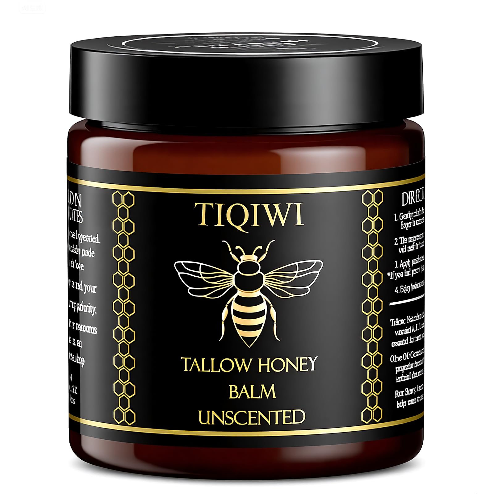 XYAIZL Tallow Honey Balm jar delivers deep hydration for dry skin.