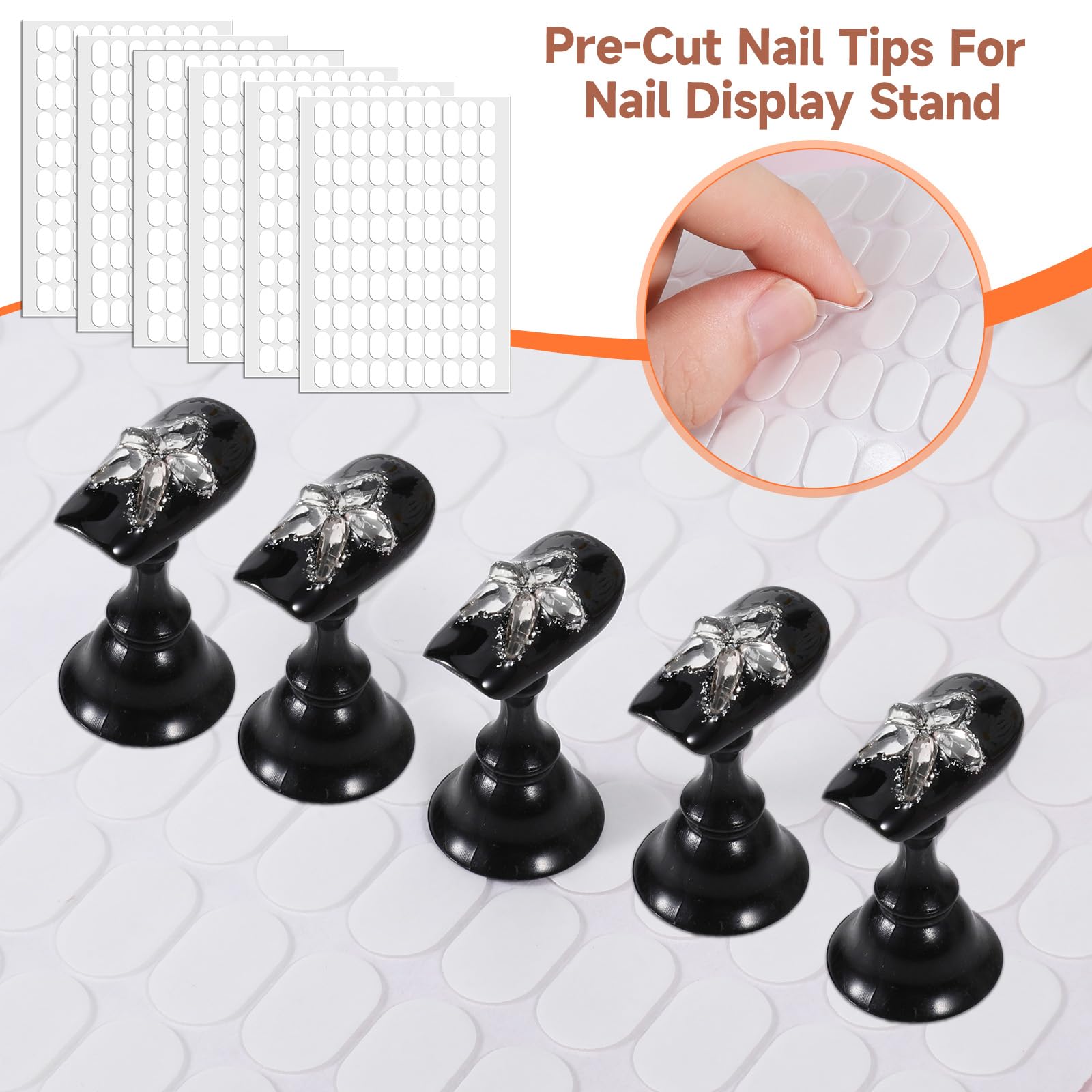 Xyembu nail-art-tape-multi-use supports securing photos or cards.