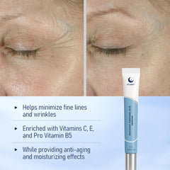 XYJIAXI Instant Firming Eye Serum pump-dispense action demonstrates convenient, mess-free use.