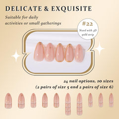 XZMeiLun included nail glue provides longer-lasting hold