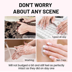 XZMeiLun jelly glue kit included for temporary wear trials.