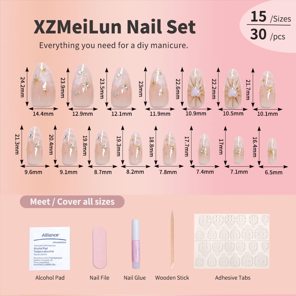 XZMeiLun jelly glue for temporary wear on nails