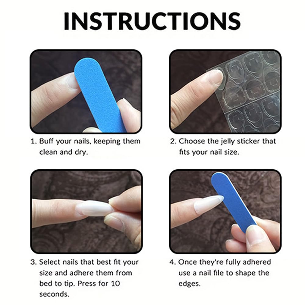 XZMeiLun lightweight acrylic nails designed for all-day comfort