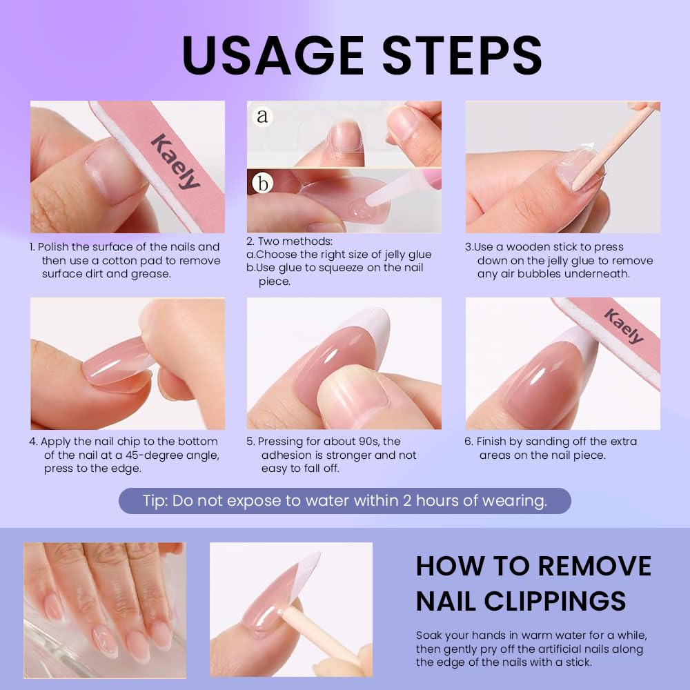 XZMeiLun reusable nails kit ideal for parties and daily looks