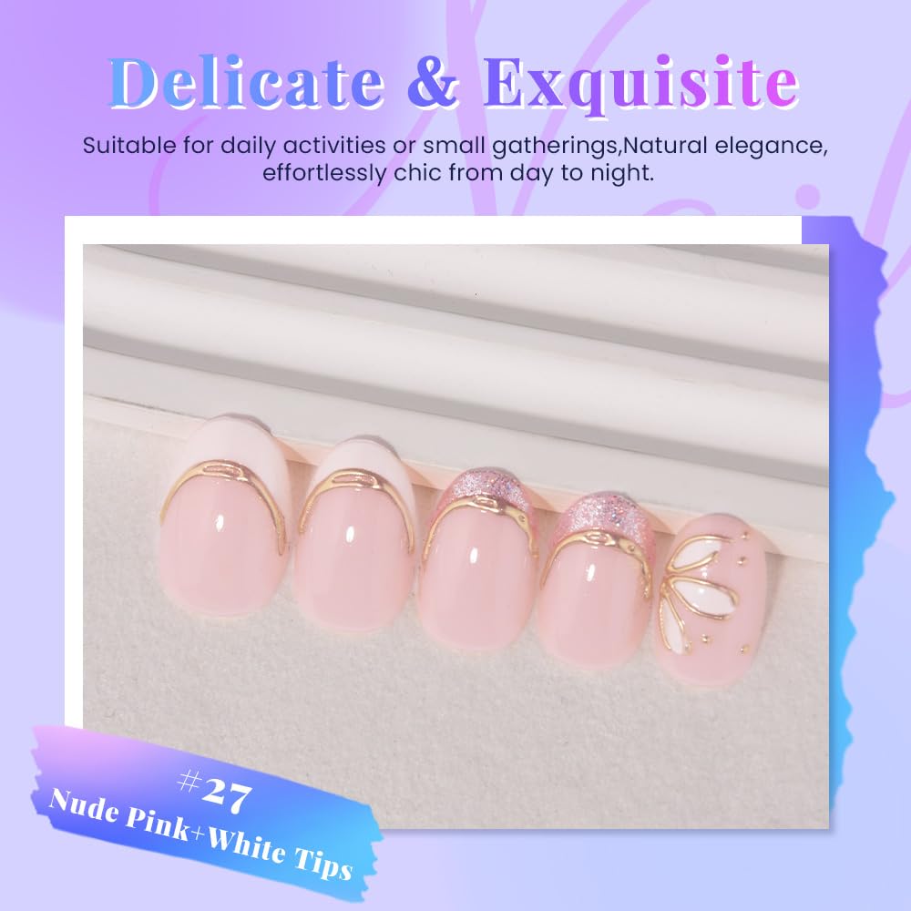XZMeiLun reusable press-on nails designed to protect natural nails during removal.