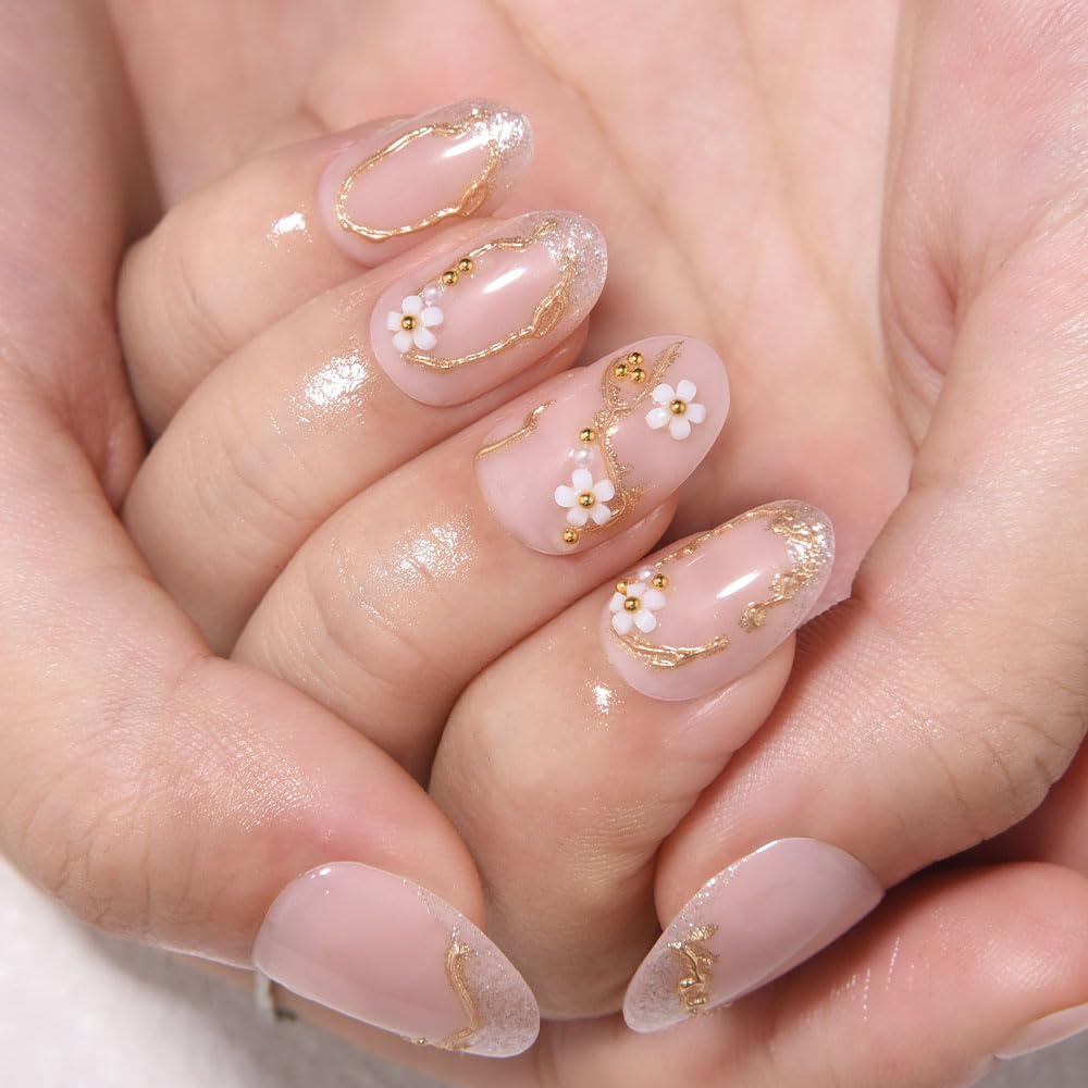XZMeiLun short round acrylic nails designed for gentle, comfortable wear