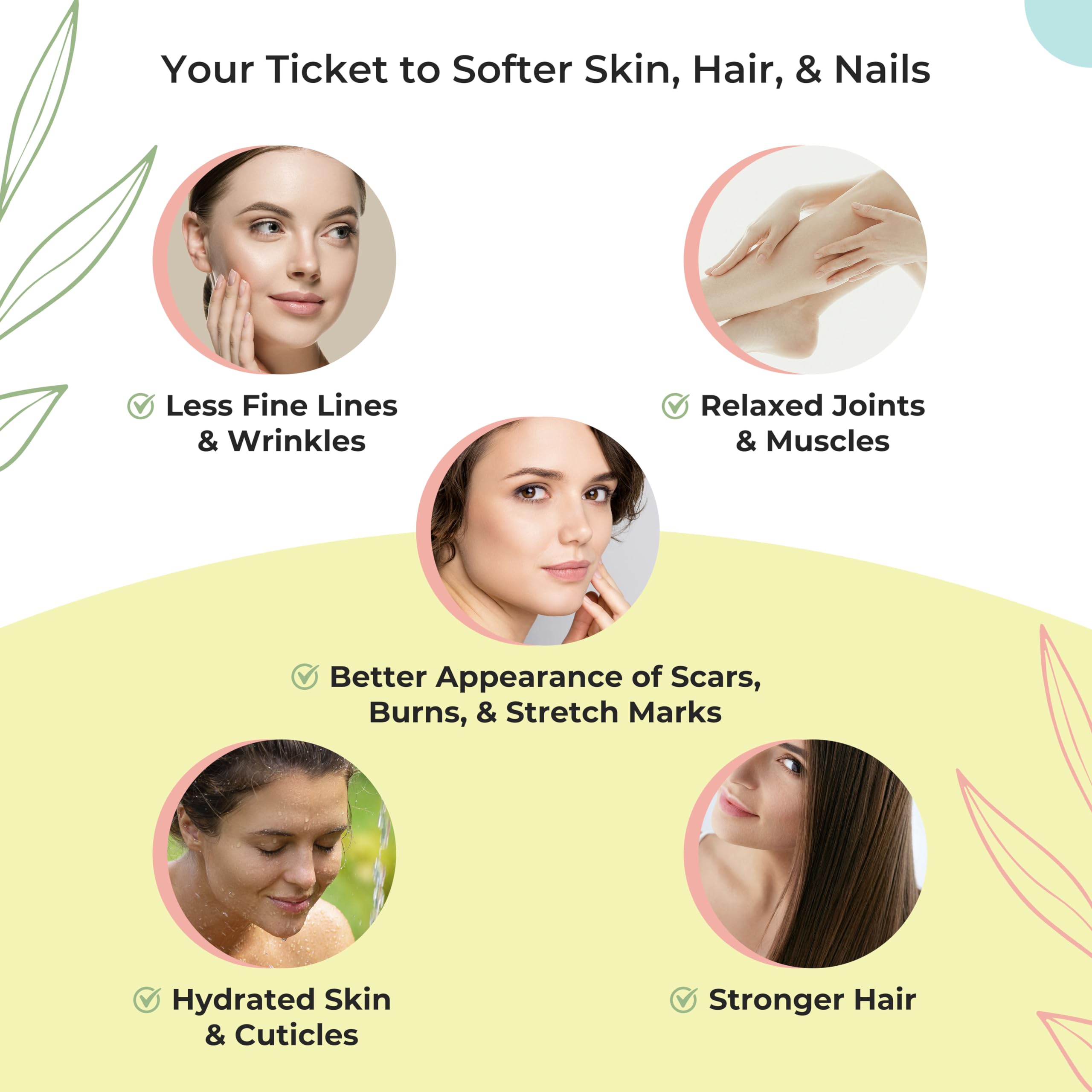 Y Not Natural Emu Oil applied to hair and nails for care
