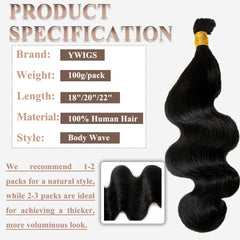 YWIGS 100g bundle ready for a full-head braids look.