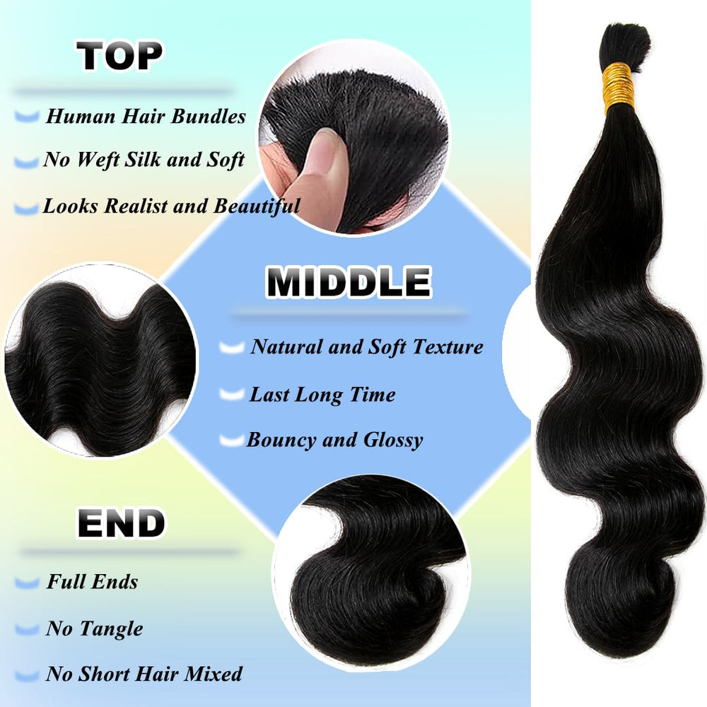 YWIGS body wave texture, smooth and soft for comfortable wear.