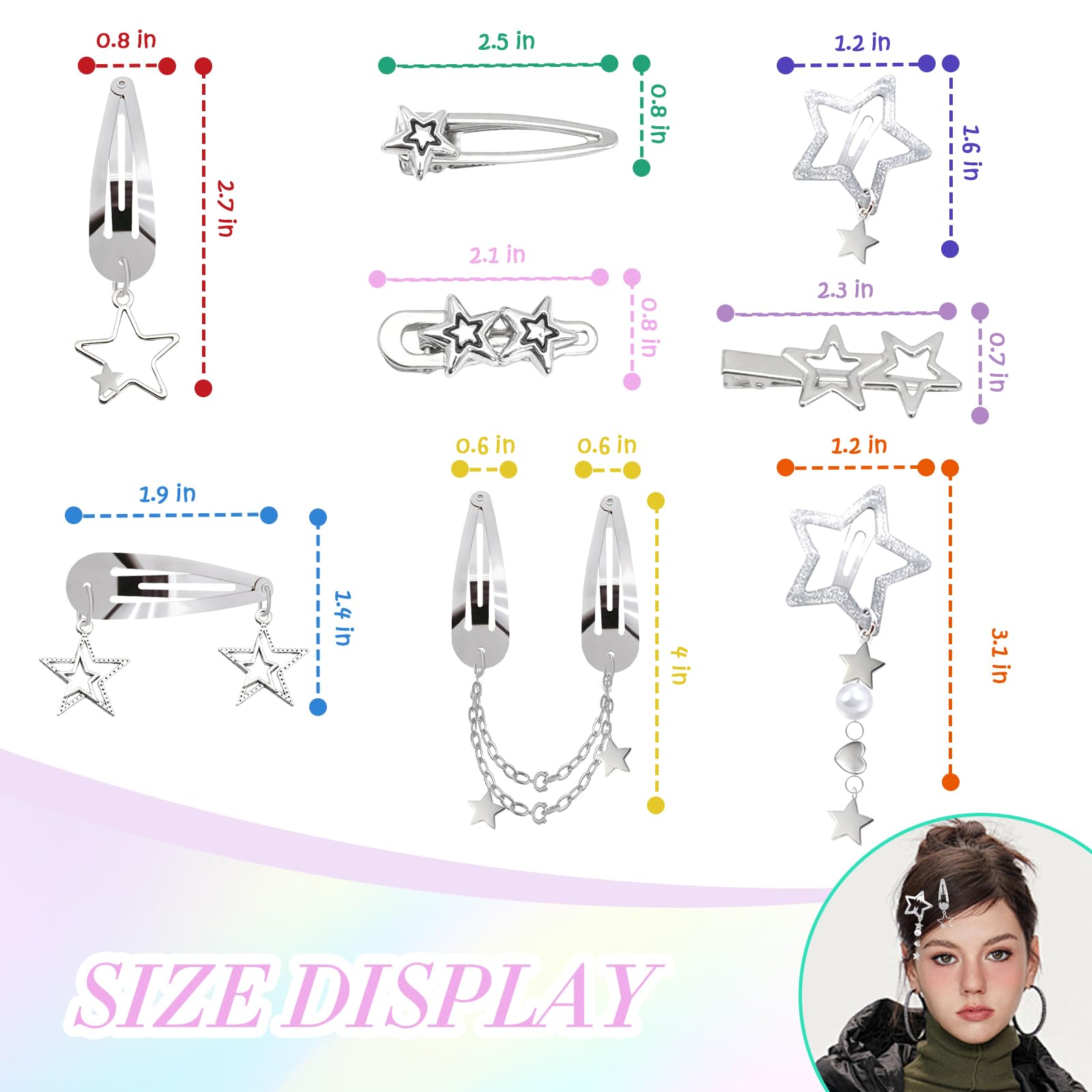 Ideal for parties, cosplay, concerts, or everyday glam.