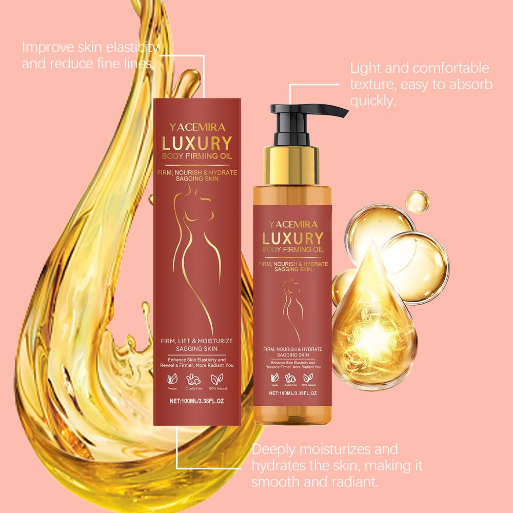 Yacemira thigh-area oil application for smoother silhouette