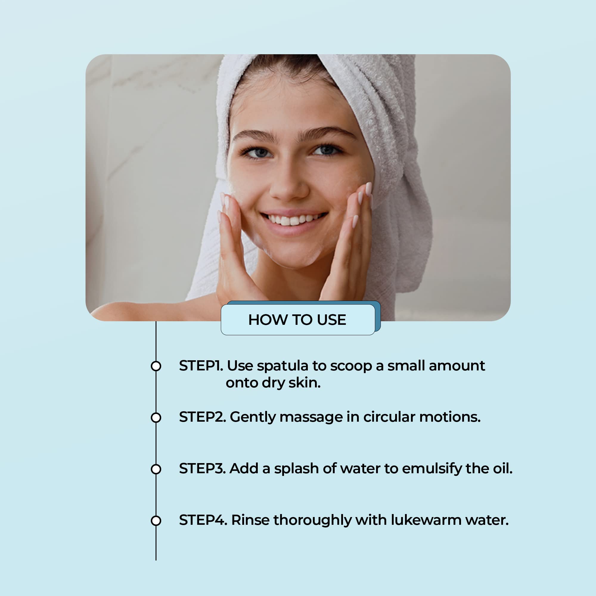 Post-application view of YADAH balm on skin with a hydrated finish.