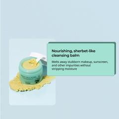 YADAH Green Tea Cleansing Balm II spatula is ideal for easy scooping.