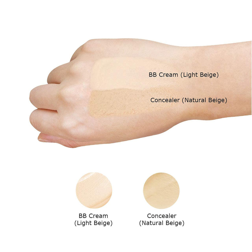YADAH Silky Fit Concealer BB Cream closeup skin tone offers seamless coverage.