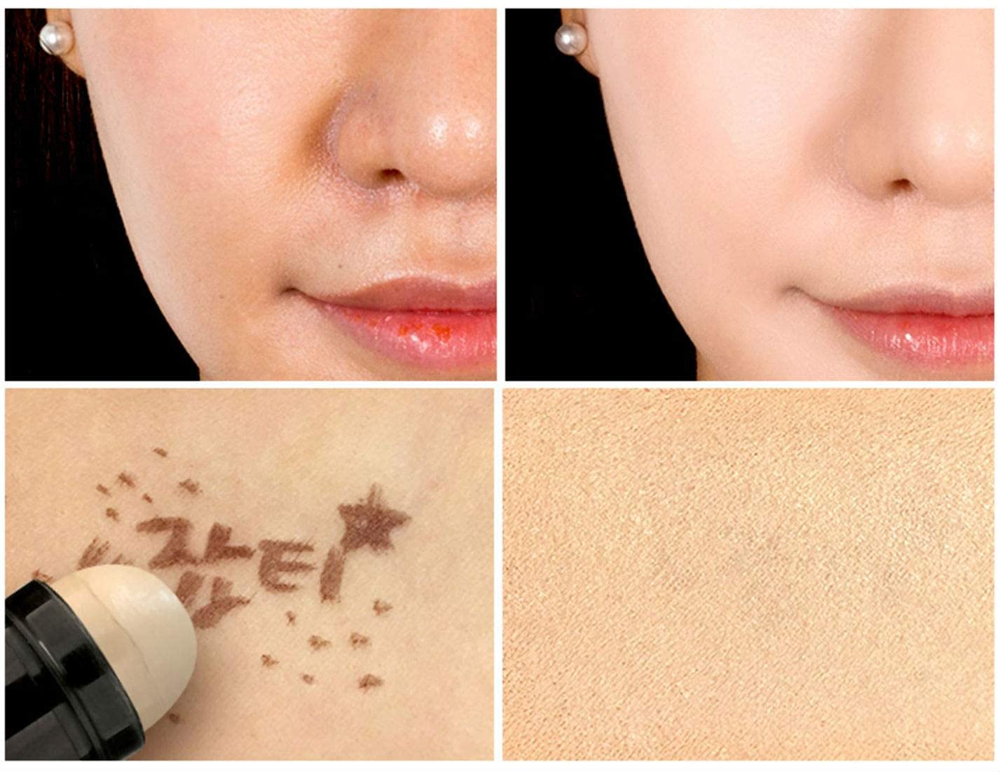 YADAH Silky Fit Concealer BB Cream long wear test demonstrates all day comfort.
