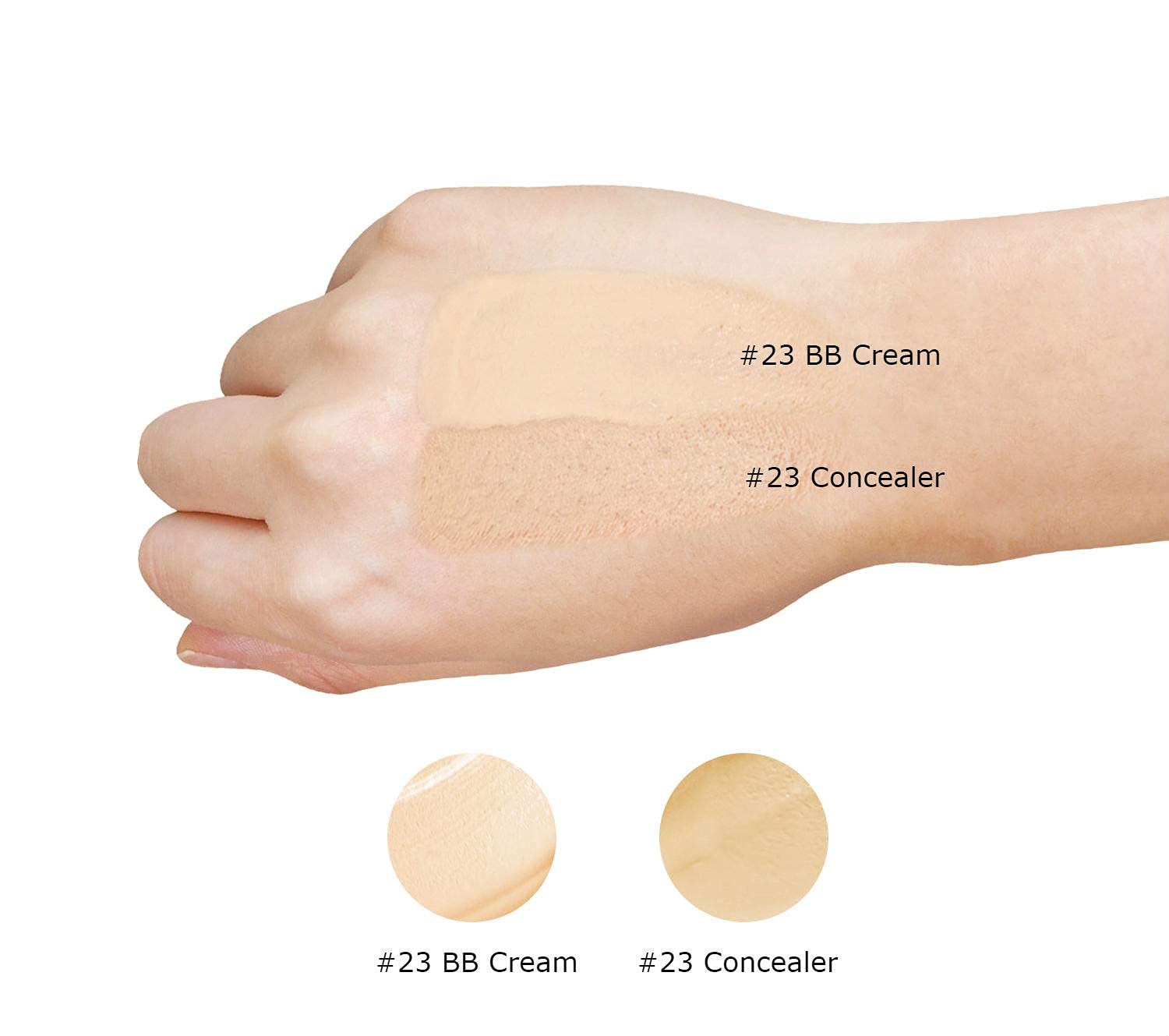 YADAH Silky Fit on model with brightened complexion