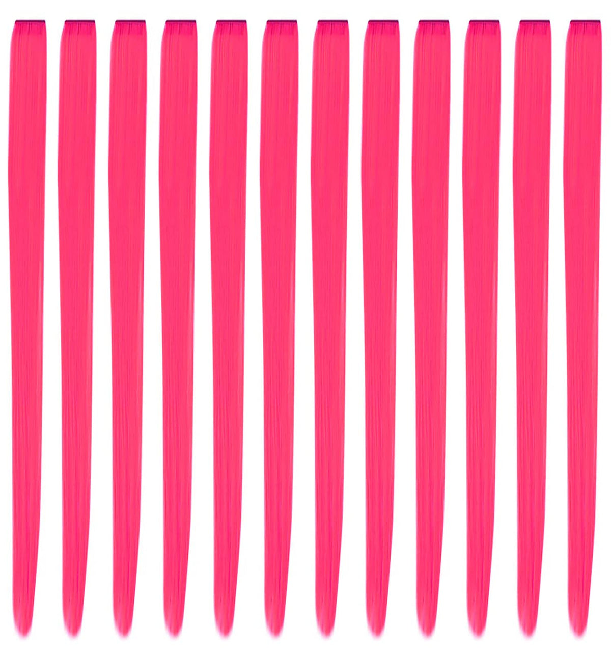 YaFex hot pink clip-in extensions for instant color and volume