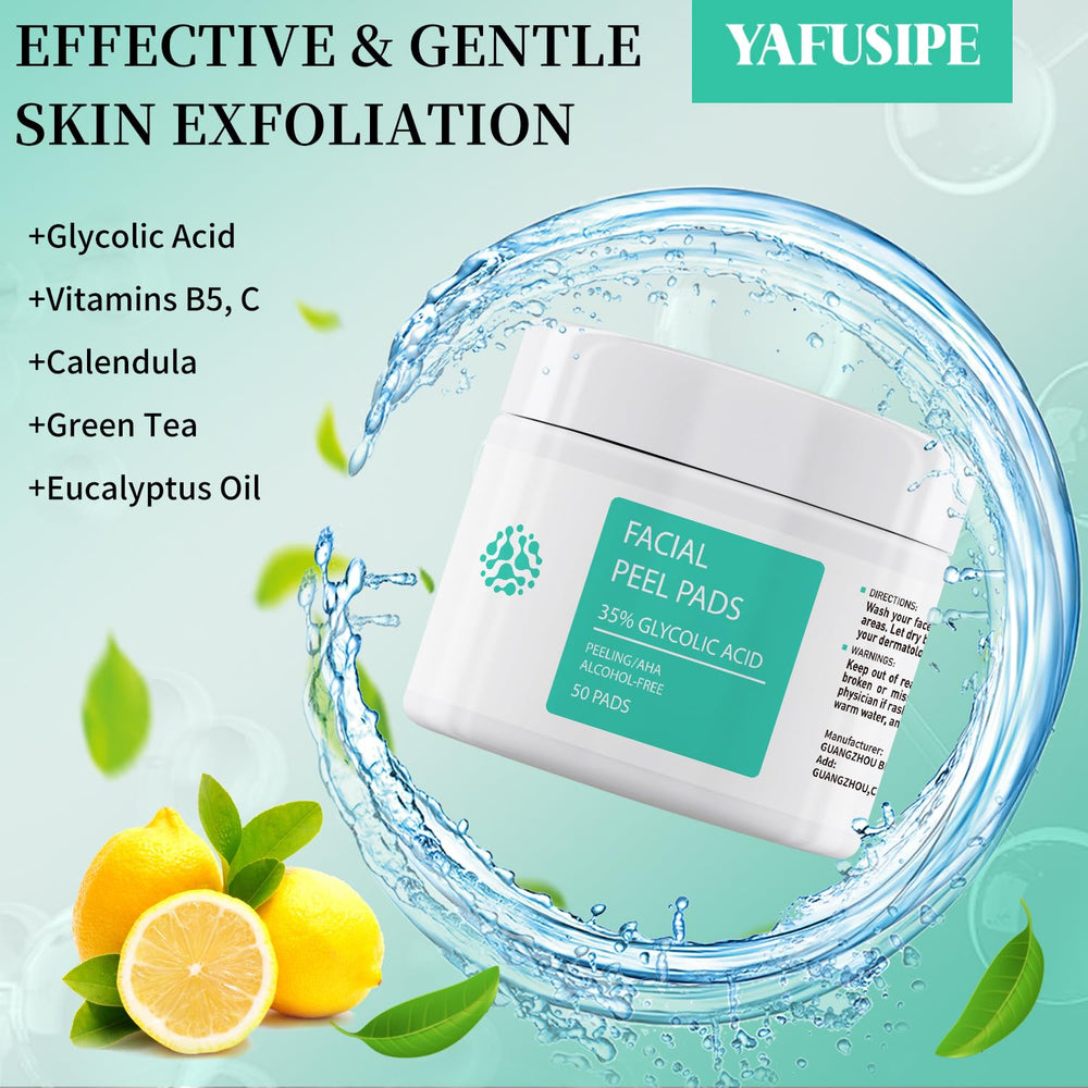 YAFUSIPE exfoliating face wipes texture for daily gentle use