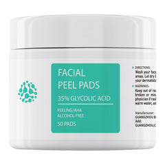 YAFUSIPE glycolic acid toner pad close-up showing texture and renewal potential