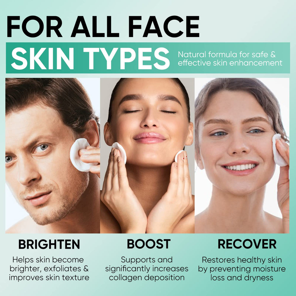 YAFUSIPE Glycolic Acid Toner Pads packaging for convenient at-home exfoliation