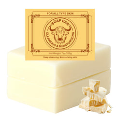 YAFUSIPE grass-fed tallow soap bar packaging highlighting sustainable sourcing.